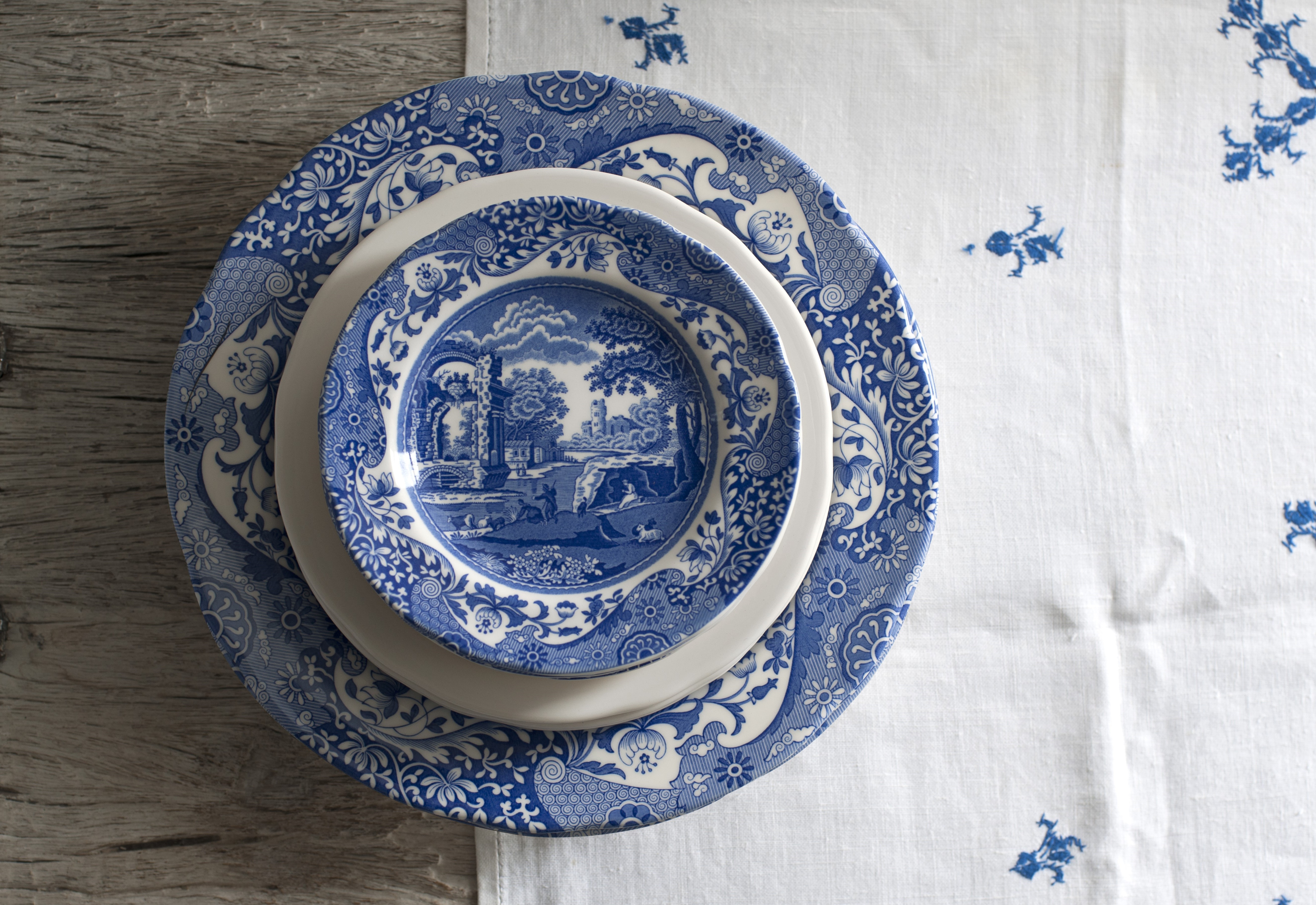 Blue italian dinnerware best sale